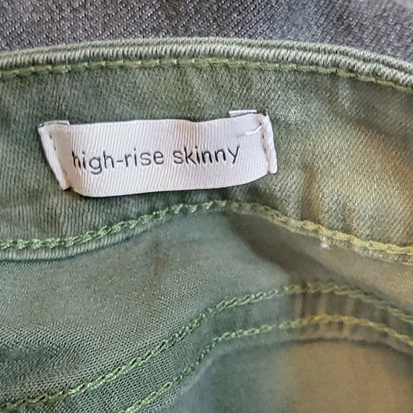 Social Standard Anthro By Sanctuary High Rise Skinny Camouflage Print Jeans - Picture 6 of 11